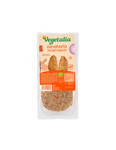 Seitan and Carrot Veganburguer