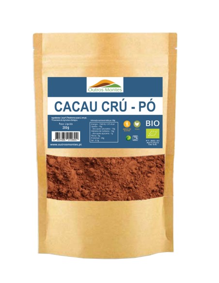 Cacau Cru em Pó Outros Montes