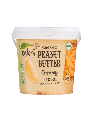 Peanut Butter Oskri 1Kg - Creamy